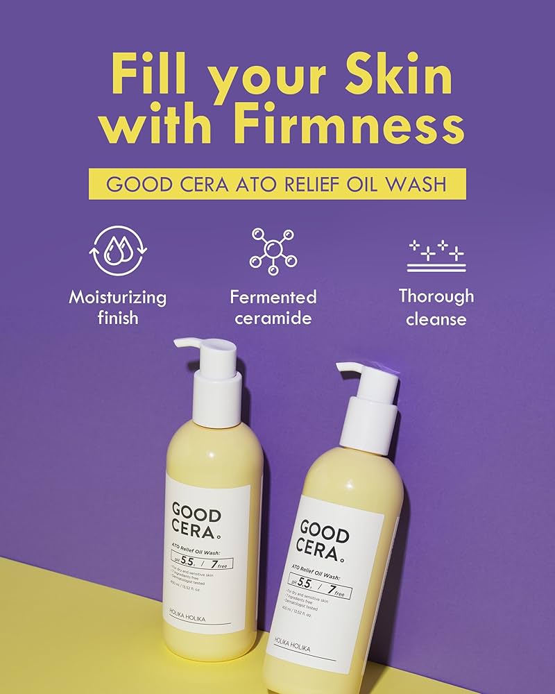 Holika Holika Good Cera Ato Relief Oil Wash, 400ml