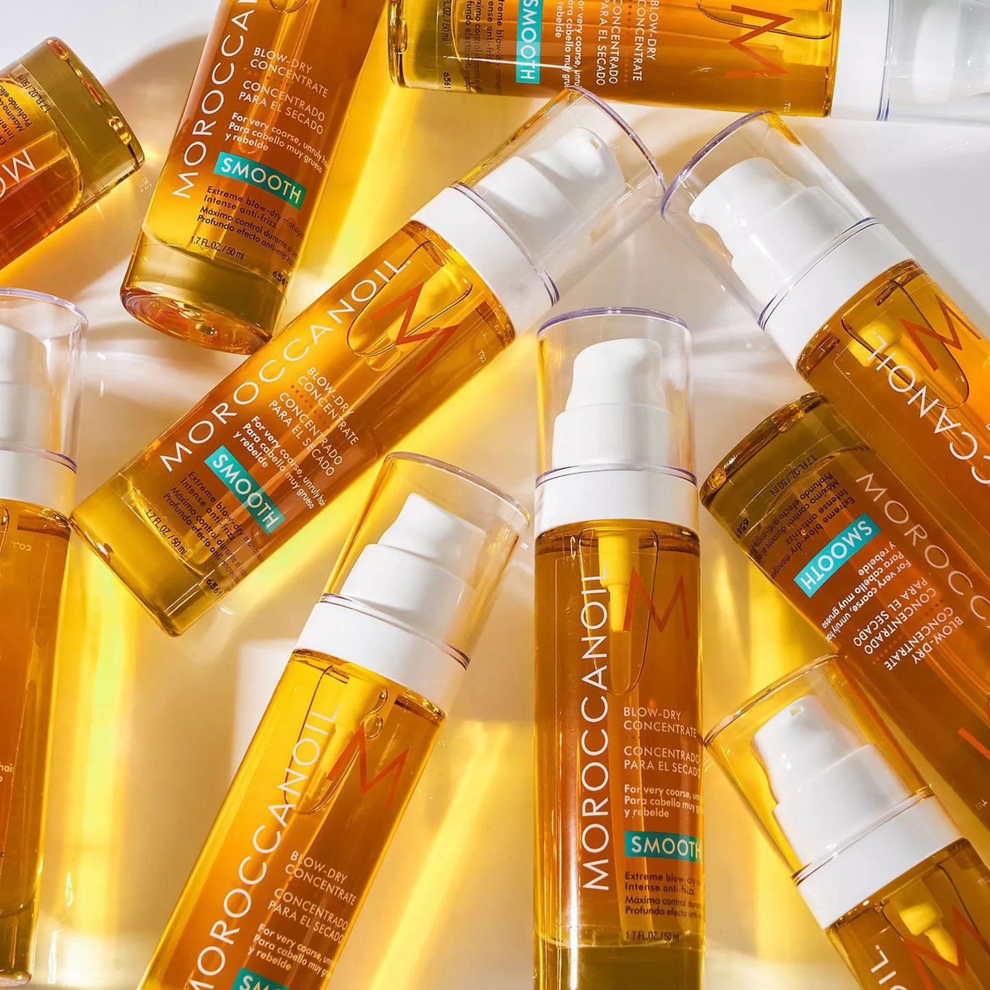 Moroccanoil Blow-Dry Concentrate, designed to enhance and speed up the blow-drying process while adding shine and reducing frizz.