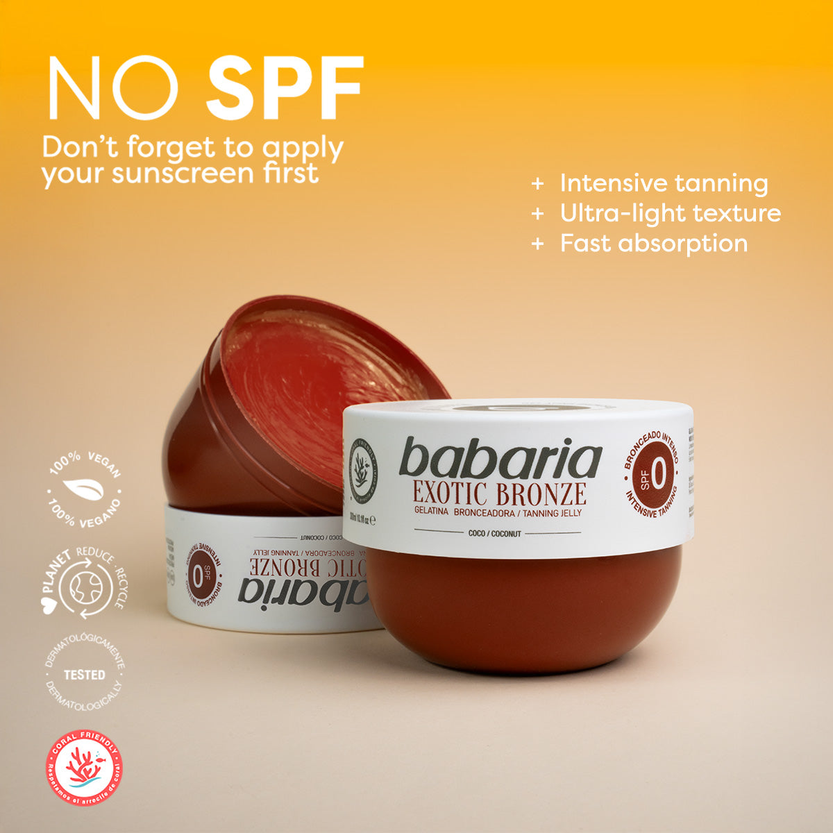 Babaria Exotic Bronze Tan Jelly SPF 0, 300ml