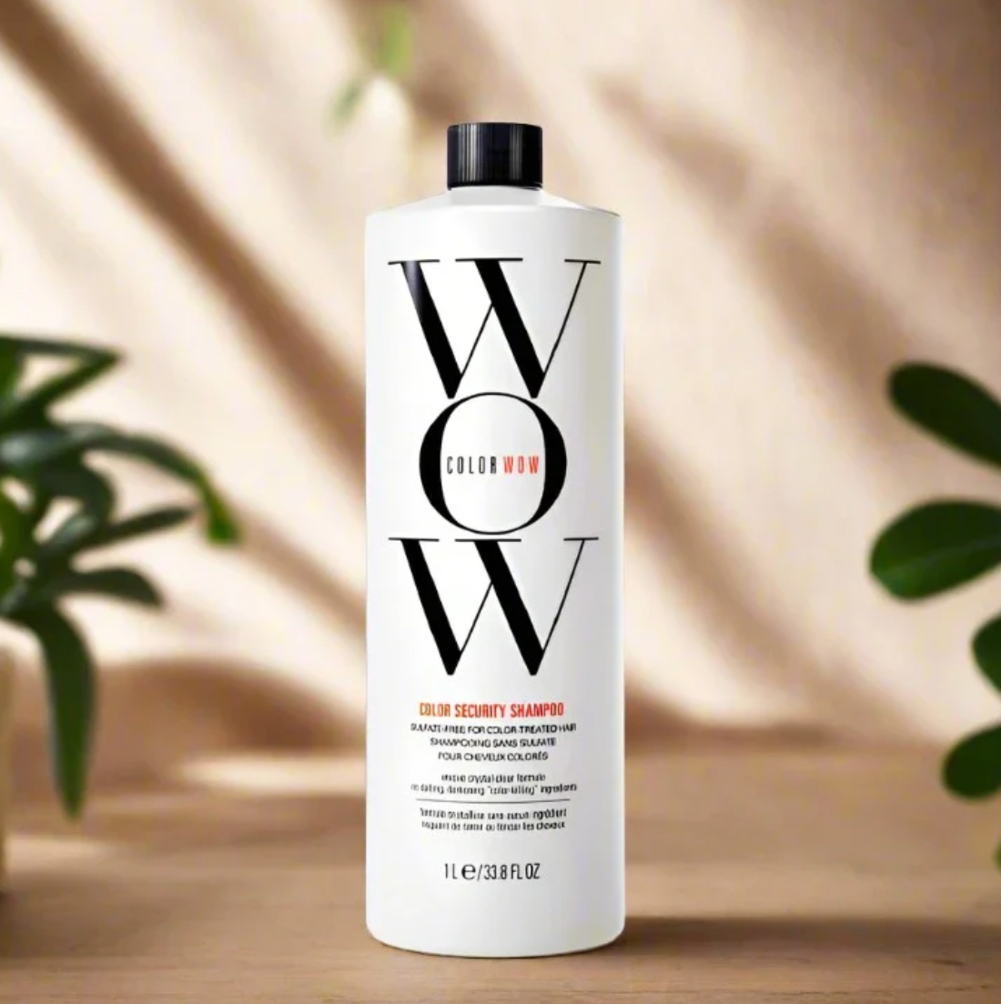 Color Wow Color Security Shampoo 1 L bottle, formulated to cleanse and protect color-treated hair while maintaining vibrant color.