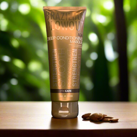 Brazilian Blowout Deep Conditioning Masque - 8 Oz Hair Mask For All Hair Types, Intense Hydration Brazilian Blowout Shampoo And Conditioner - Foto 9