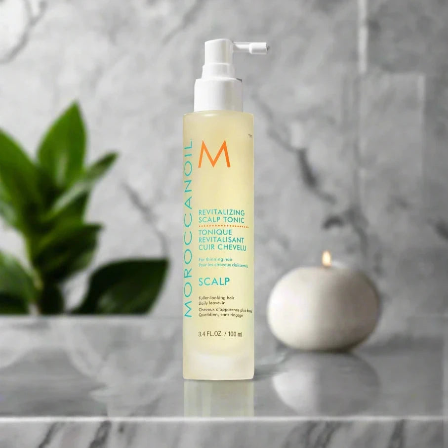 Moroccanoil Revitalizing Scalp Tonic 100ml – Refreshing tonic for a revitalized, thicker-looking scalp.