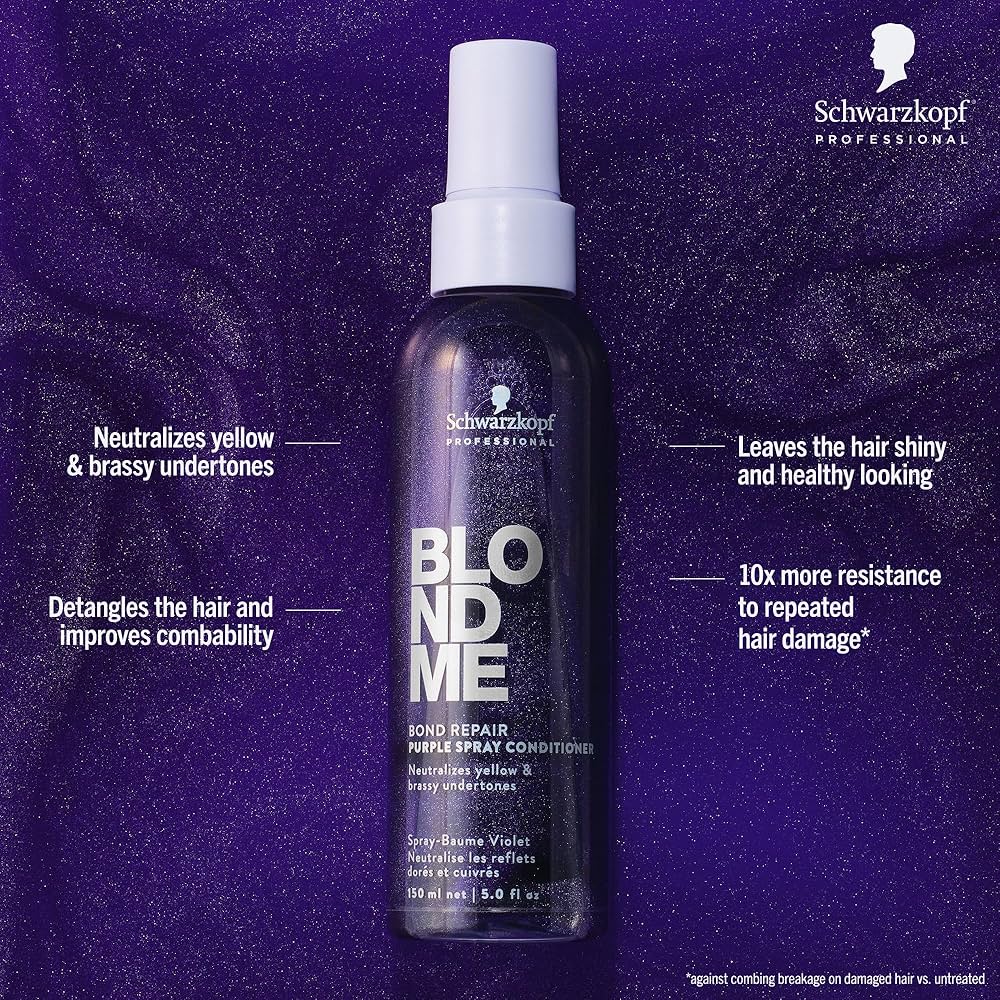 Blonde Me Bond Restore Purple Spray Conditioner, 150ml