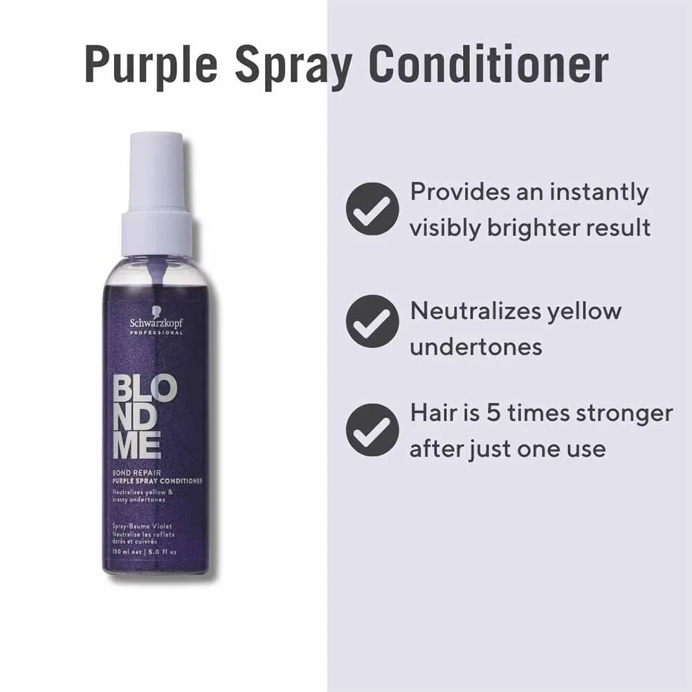 Blonde Me Bond Restore Purple Spray Conditioner, 150ml