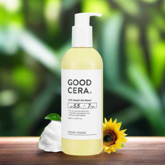 Holika Holika Good Cera Ato Relief Oil Wash, 400ml