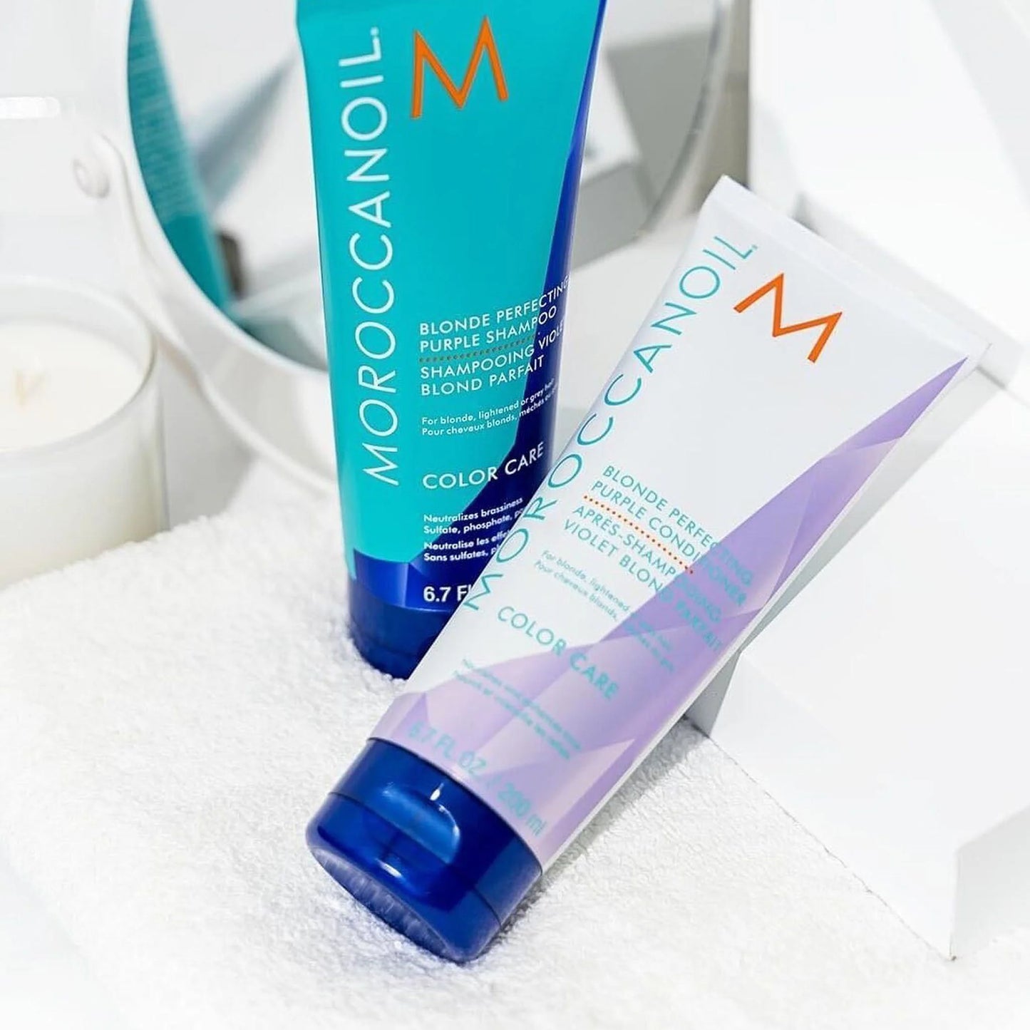 Moroccanoil Blonde Perfecting Purple Conditioner, 200ml